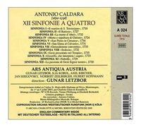 Caldara, A. – XII Sinfonie a Quattro – Arcana