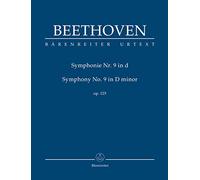 Partitions classique BARENREITER TASCHENPARTITUREN BEETHOVEN L.V - SYMPHONIE NR. 9 IN D-MOLL OP. 125 - CONDUCTEUR POCHE Format poche
