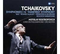 SINFONIEN/OUVERTÜREN/ROCOCO-VARIATIONEN ROSTROPOWITSCH/TSCHAIKOVSKY/+ 6 CD NEUF