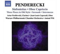 Penderecki – Sinfoniettes : Caprice pour hautbois – NAXOS