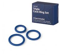 Sinful Ensemble d'Anneaux Péniens 3 pcs - Jouet Sexuel pour Hommes - Erection dur et Longue - Anneaux de Pénis en 3 en Silicone tailles extensibles - Agrandissement du Pénis de l'homme