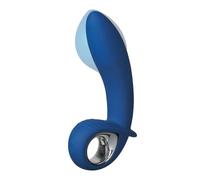 Sinful Gonflable Vibromasseur Point G - Vibromasseurs Feminin Puissant | 16,3 cm de longueur, 11,5 cm insérables, 3,5 cm de diamètre, P3 chargeur USB, 7 modes de vibration, Silicone, Bleu, 150 g
