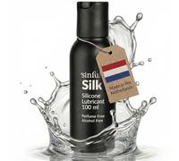 Sinful Silk Lubrifiant Silicone - Flacon Distributeur Pratique | À base de silicone, Non compatible avec produits en silicone, Sans parfum, Vegan, Transparent, 100 ml, 115 g