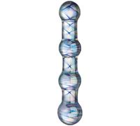 Sinful Swirl Gode en Verre - Plug Verre pour Stimulation Vaginale ou Anale - God Anal - Gode Prostate - Analdildo pour Homme - Boule Anal - Anus Perle - Longueur Insérable 14 cm - Facile à Nettoyer