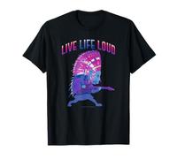 Sing 2 Ash Retro Live Life Loud Silhouette T-Shirt