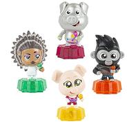 Sing 2: Ensemble de figurines Stage Sparkles - Comprend Ash, Rosita, Johnny & Gunter [Exclusivité Amazon]