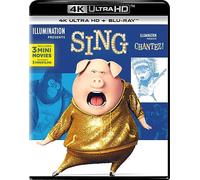 Sing [4K Ultra HD + Blu-ray + Digital HD] (Bilingual) [Region Free] [Blu-ray]