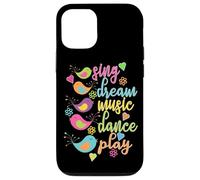 Sing Dream Music Dance Play Oiseaux colorés Coque pour iPhone 12/12 Pro