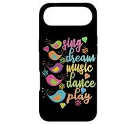 Sing Dream Music Dance Play Oiseaux colorés Coque pour iPhone Air