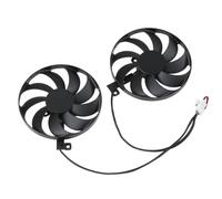 SING F LTD 1 paire de ventilateurs de refroidissement GPU 4 broches 12 V 87 mm DC Compatible avec ASUS Dual EVO RTX 2060S 2070 2080S