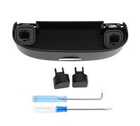 SING F LTD Étui de rangement pour lunettes de soleil avec outils d'installation compatibles avec Toyota CHR, Corolla, RAV4, Yaris, Camry - Noir