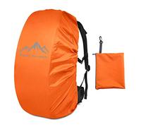 SING F LTD Housse de pluie pour sac à dos de sécurité - 35 L - Réfléchissante - Sangles croisées - Étanche - Avec sac de rangement - Pour camping, voyage - Orange