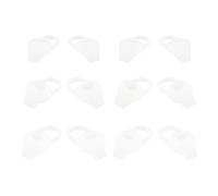 SING F LTD Lot de 2 bouchons d'oreille intra-auriculaires en silicone pour casque Bluetooth Couleur translucide (L M S)