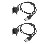 SING F LTD Lot de 2 câbles de recharge USB pour montre connectée Fitbit Alta HR 55 cm Noir