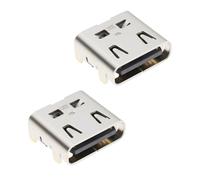 SING F LTD Lot de 2 ports de charge USB-C Type-C de rechange compatibles avec ordinateur portable Dell Latitude 7400 7410 2 en 1