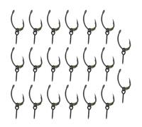 SING F LTD Lot de 20 bas de ligne de pêche à la carpe Ronnie pour pêche à la carpe Accessoires de pêche à la carpe européenne