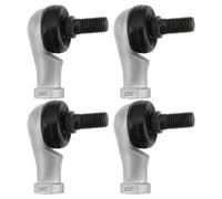 SING F LTD Lot de 4 joints à rotule M10 x 1,25 à droite en acier galvanisé mâle