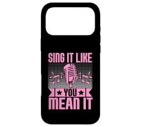 Sing It Like You Mean It Karaoké Coque pour iPhone 17 Pro Max