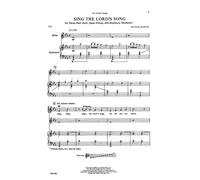 Sing The Lord's Song / Choral Score