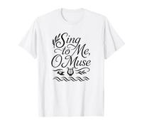 Sing to Me O Muse Lyre de poésie épique Grecque T-Shirt