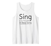 Sing Unto The Lord A New Song - Texte chrétien Débardeur