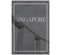Singapore: A Decorative Book For Coffee Tables, Bookshelves, Bedrooms And Interior Design Styling: Stack International City Books To Add Decor To Any Room. Faded Skyline Effect Cover: Ideal For Your O