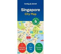 Lonely Planet – Singapore City Map – Compact City Planning Maps – 2e édition – Anglais