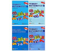 Singapore Primary Mathematics Grade 4 Kit (4 Books) - Textbooks 4A and 4B, Workbooks 4A and 4B (US Edition)