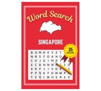 Singapore Word Search Puzzle Book: Easy to read print | 6x9 inches | 35 Puzzles, 315 Words, 53 Pages | Gift for Country & Geography Lovers, Vacations, Road Trips, Holidays, & Free Time