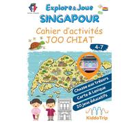 SINGAPOUR - Cahier d'activités JOO CHIAT (4-7 ans): Carnet d'activités et guide de voyage pour enfants pour découvrir le quartier de Little India à Singapour.