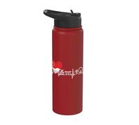 Singapour Skyline Asie du Sud-Est Pays Amour Singapour Stainless Steel Insulated Water Bottle