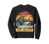 Singapour The Lion City Retro Vintage Singapore City Sweatshirt
