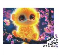 Singe 1000 Pièces Glow Singe Puzzle Adulte Impression HD Anti-Stress Stimuler l'esprit pour Débutants Livraison Rapide avec Affiche Guide 52x38cm/1000pcs