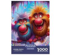 Singe 1000 Pièces Puzzle Animaux pour Enfants À Partir De 14 Ans, Parfait pour Les Amateurs De Puzzles, Cadeau d'anniversaire, Jeu Éducatif, Qualité Premium 70x50cm/1000pcs