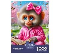 Singe 1000 Pièces Puzzles Animaux pour Adultes, Parfait pour Les Amateurs De Puzzles, Cadeau, Jouet pour Enfant, Jeu Éducatif, Qualité Premium 70x50cm/1000pcs