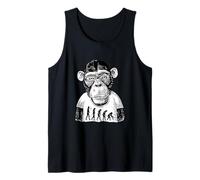 Singe avec Lunettes et théorie Amusante de l'évolution contraire Débardeur