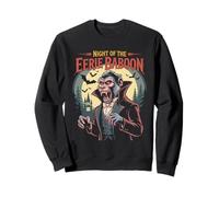 Singe babouin Vampire Primate Halloween Sweatshirt