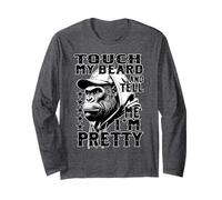 Singe Barbu drôle Toucher ma Barbe me dis Je suis Assez Manche Longue