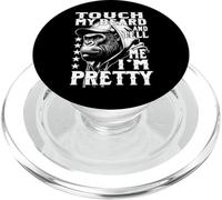 Singe Barbu drôle Toucher ma Barbe me dis Je suis Assez PopSockets PopGrip pour MagSafe
