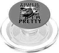 Singe Barbu drôle Toucher ma Barbe me dis Je suis Assez PopSockets PopGrip pour MagSafe