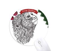 singe bébé ami company tapis de souris en caoutchouc de sapin de noël