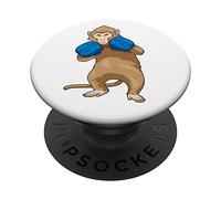 Singe Boxer Gants de Boxe Boxe PopSockets PopGrip Adhésif