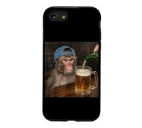Singe Buvant de la bière Funny Monkey Meme Coque pour iPhone SE (2020) / 7/8