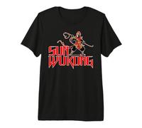 Singe Chinois Asiatique Roi Sun Wukong T-Shirt Haut de Gamme