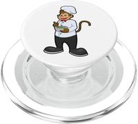 Singe Cuisiner Toque de Chef Bol PopSockets PopGrip pour MagSafe