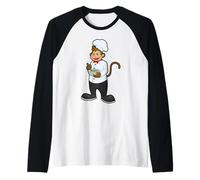 Singe Cuisinier Bol Cuisiner Manche Raglan