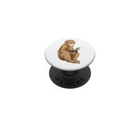 Singe Cuisinier Ramen Cuisiner PopSockets PopGrip Adhésif