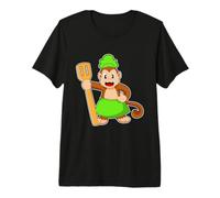 Singe Cuisinier Spatule Cuisiner T-Shirt Haut de Gamme
