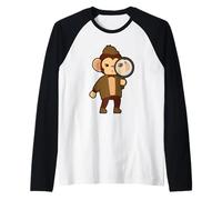 Singe Détective Loupe Manche Raglan