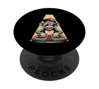 Singe DJ Amusant Aux Platines PopSockets PopGrip Adhésif